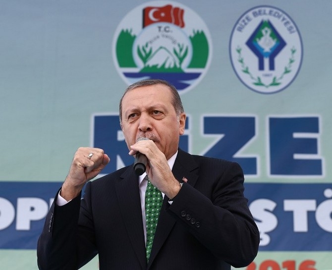 Cumhurbaşkanı Erdoğan Rize'de toplu açılış törenine katıldı 32