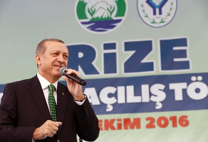 Cumhurbaşkanı Erdoğan Rize'de toplu açılış törenine katıldı 34