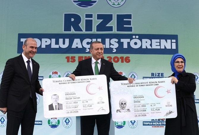 Cumhurbaşkanı Erdoğan Rize'de toplu açılış törenine katıldı 39