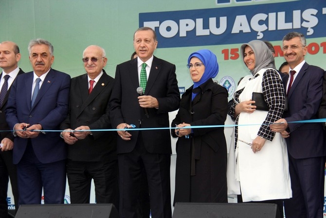 Cumhurbaşkanı Erdoğan Rize'de toplu açılış törenine katıldı 6