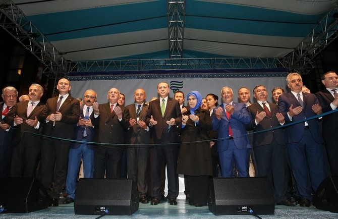 Erdoğan, RTEÜ İlahiyat Fakültesi Binasının Açılışını Yaptı 13