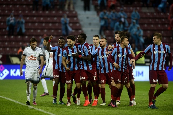 Trabzonspor-Rizespor Maç Fotoğrafları 15
