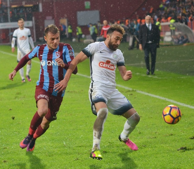 Trabzonspor-Rizespor Maç Fotoğrafları 23