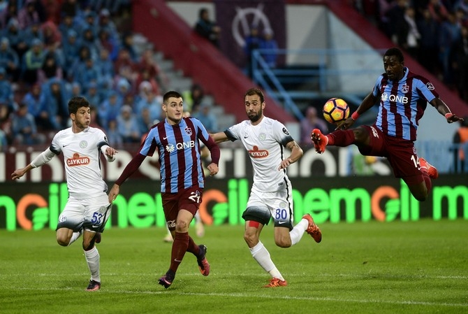 Trabzonspor-Rizespor Maç Fotoğrafları 45