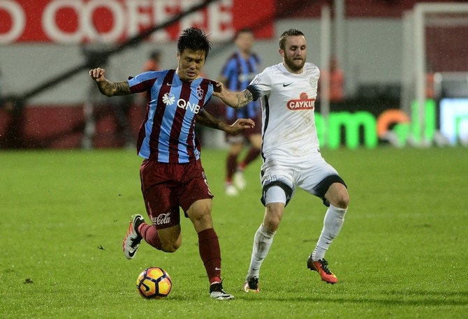 Trabzonspor-Rizespor Maç Fotoğrafları 55