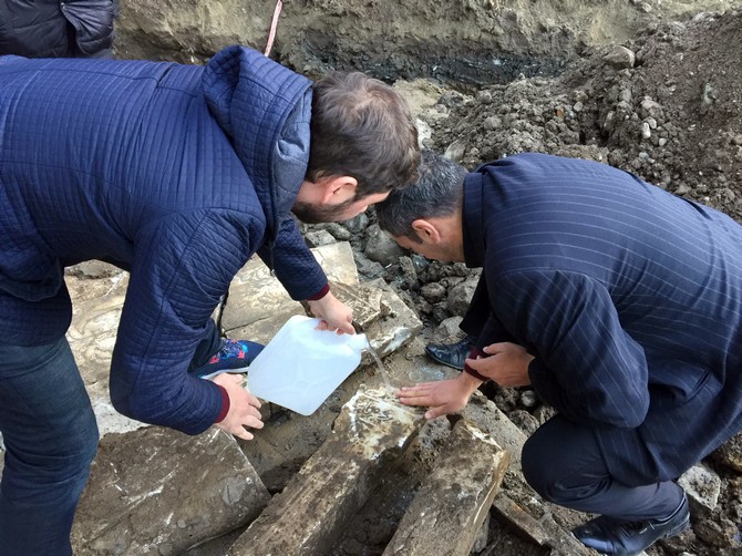 Rize'de 280 Yıl Öncesine Ait Mezar Taşları Bulundu 4