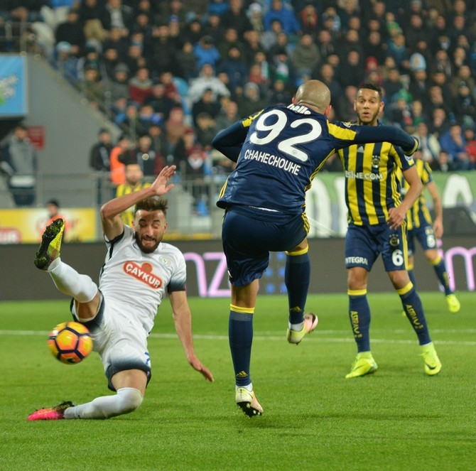 Rizespor-Fenerbahçe Maçından Fotoğraflar 37