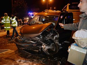 Rize Yolcu Otobüsü Kazaya Karıştı 1 Ölü, 5 Yaralı