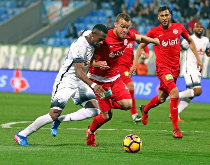 Çaykur Rizespor ile Antalyaspor Maç Fotoğrafları 14