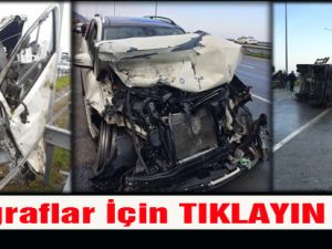 Rize’de Zincirleme Kaza 1 Ölü, 1 Ağır Yaralı