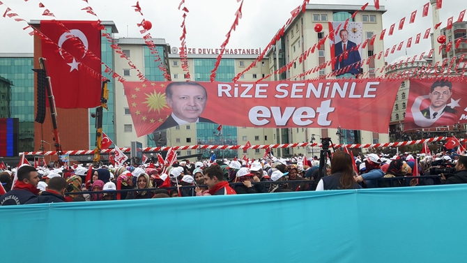 Rize Cumhurbaşkanı Erdoğan'ı Bekliyor 1