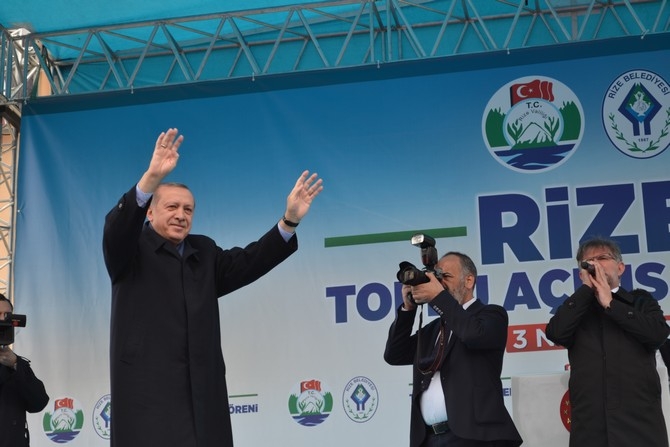 Cumhurbaşkanı Erdoğan Rize'de... 11