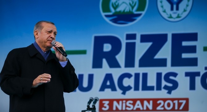 Cumhurbaşkanı Erdoğan Rize'de... 14