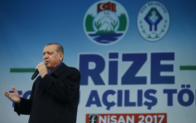 Cumhurbaşkanı Erdoğan Rize'de... 16