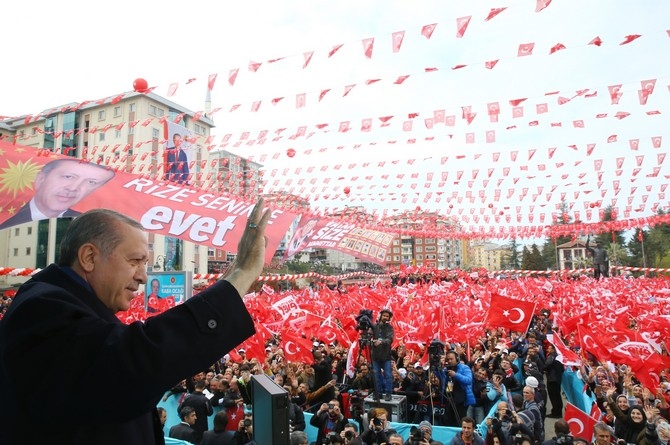Cumhurbaşkanı Erdoğan Rize'de... 18