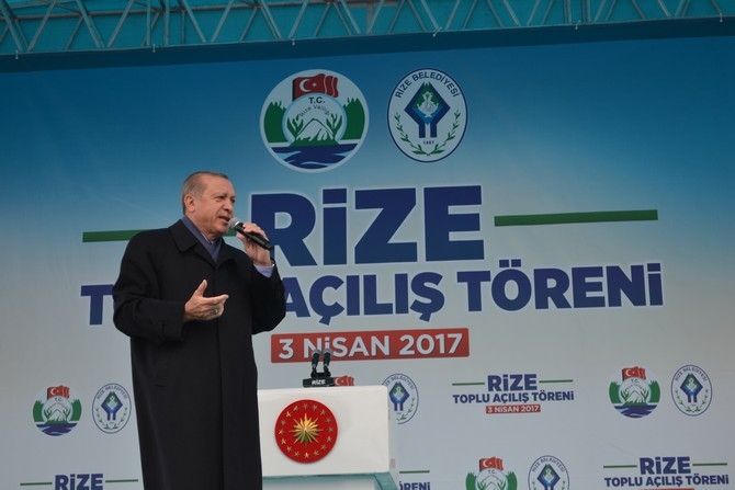 Cumhurbaşkanı Erdoğan Rize'de... 32