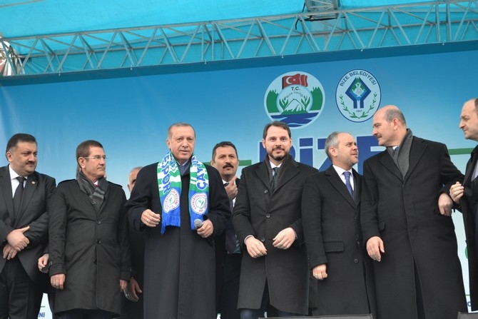 Cumhurbaşkanı Erdoğan Rize'de... 36