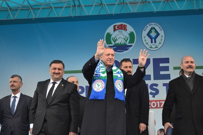 Cumhurbaşkanı Erdoğan Rize'de... 44