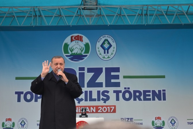 Cumhurbaşkanı Erdoğan Rize'de... 56