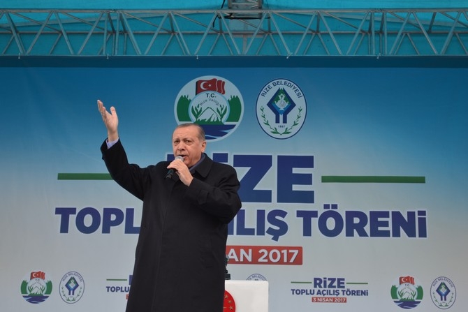 Cumhurbaşkanı Erdoğan Rize'de... 57