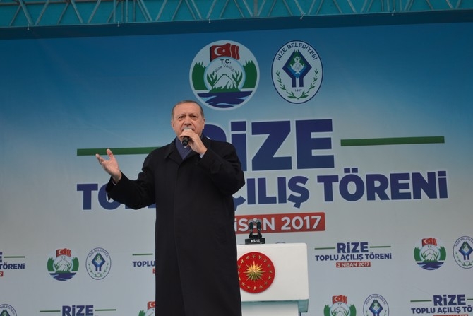 Cumhurbaşkanı Erdoğan Rize'de... 60