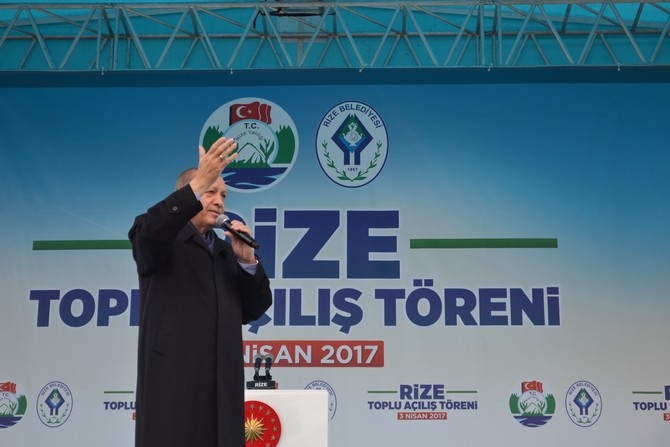 Cumhurbaşkanı Erdoğan Rize'de... 62