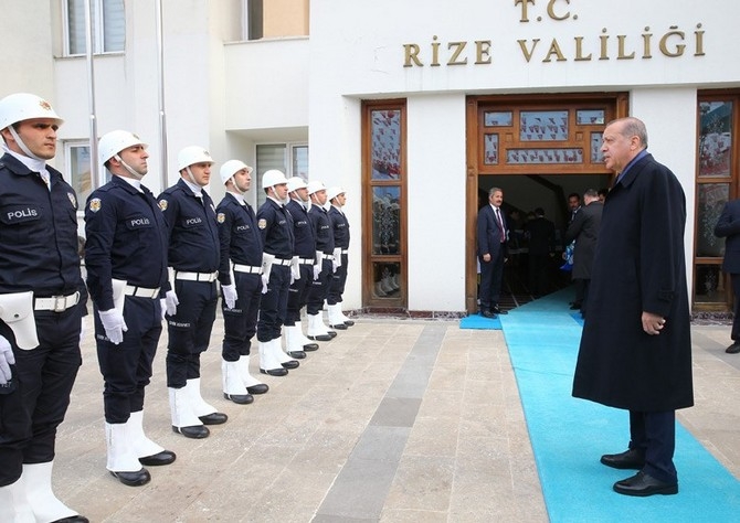 Cumhurbaşkanı Erdoğan Rize'de... 72