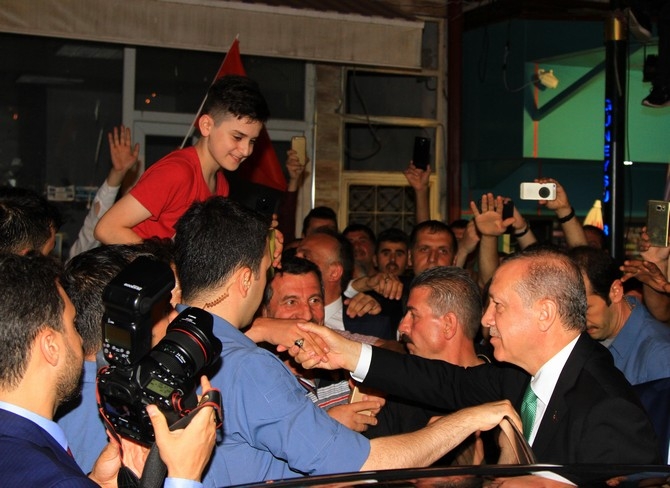 Cumhurbaşkanı Erdoğan Babaocağı Rize'de 7