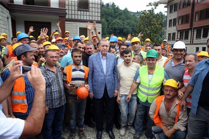 Cumhurbaşkanı Erdoğan Rize'de İncelemede Bulundu 5