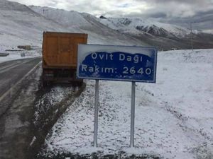 Ovit Geçidi'ne yılın karı düştü