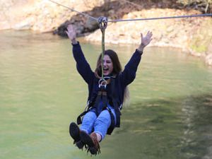 Rize'de Diyabet Hastalığına Dikkat Çekmek İçin "Zipline" 