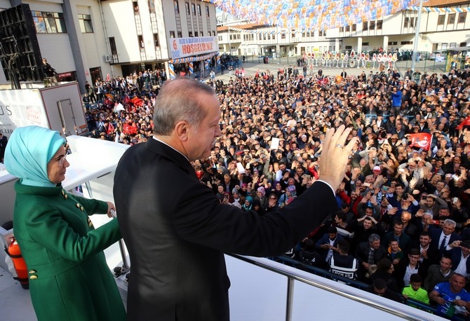 Erdoğan'dan Kongre Öncesi Mini Miting 1