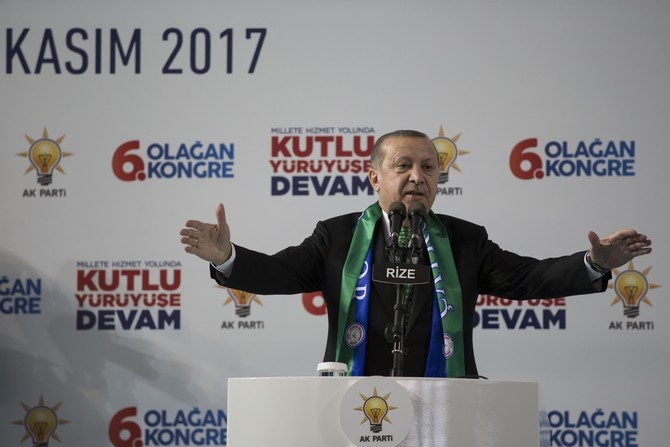 Cumhurbaşkanı Erdoğan Ak Parti Rize İl Kongresinde 10