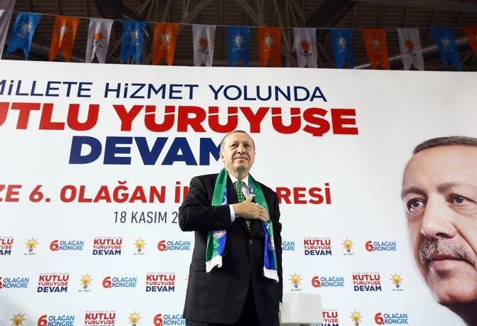 Cumhurbaşkanı Erdoğan Ak Parti Rize İl Kongresinde 12