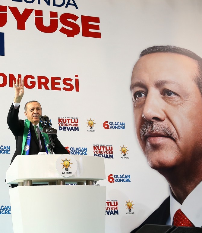 Cumhurbaşkanı Erdoğan Ak Parti Rize İl Kongresinde 15
