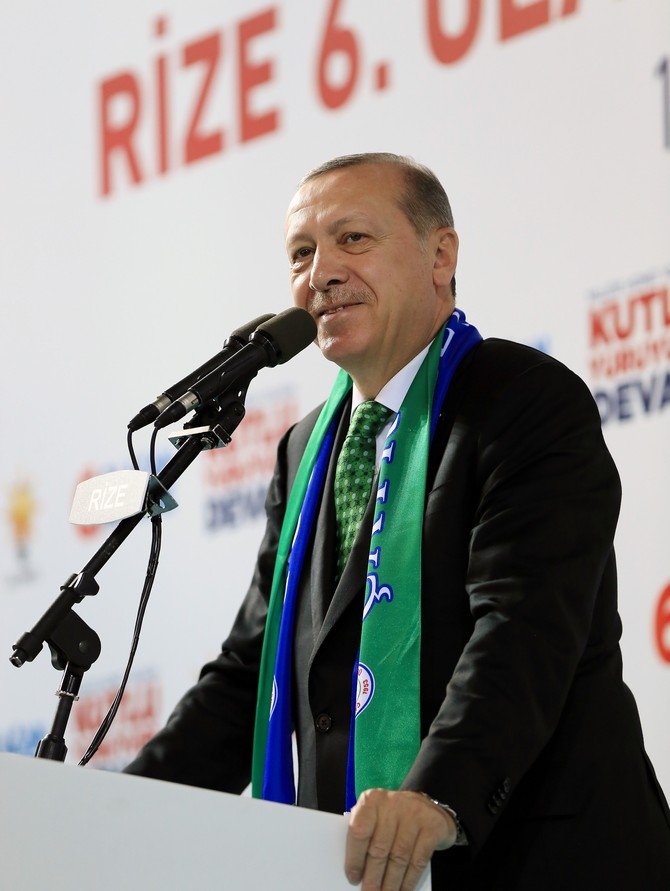 Cumhurbaşkanı Erdoğan Ak Parti Rize İl Kongresinde 25