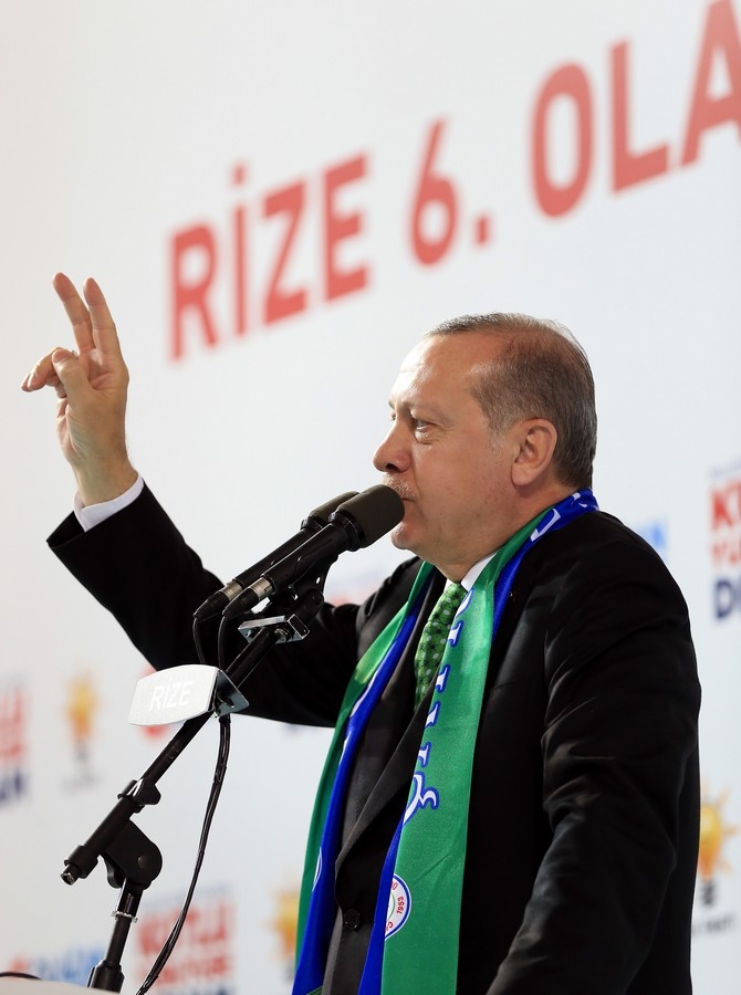 Cumhurbaşkanı Erdoğan Ak Parti Rize İl Kongresinde 26