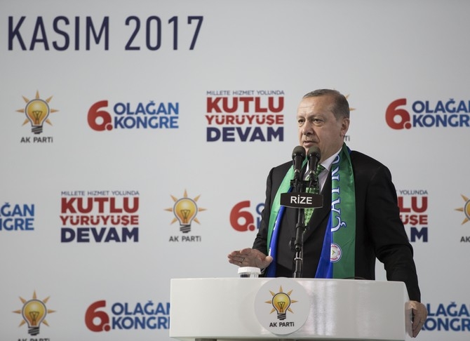 Cumhurbaşkanı Erdoğan Ak Parti Rize İl Kongresinde 28