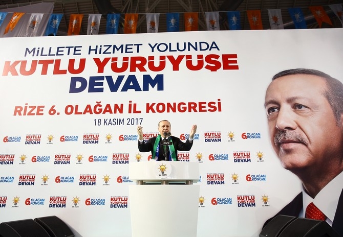 Cumhurbaşkanı Erdoğan Ak Parti Rize İl Kongresinde 36