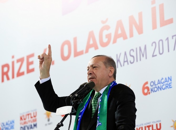 Cumhurbaşkanı Erdoğan Ak Parti Rize İl Kongresinde 47