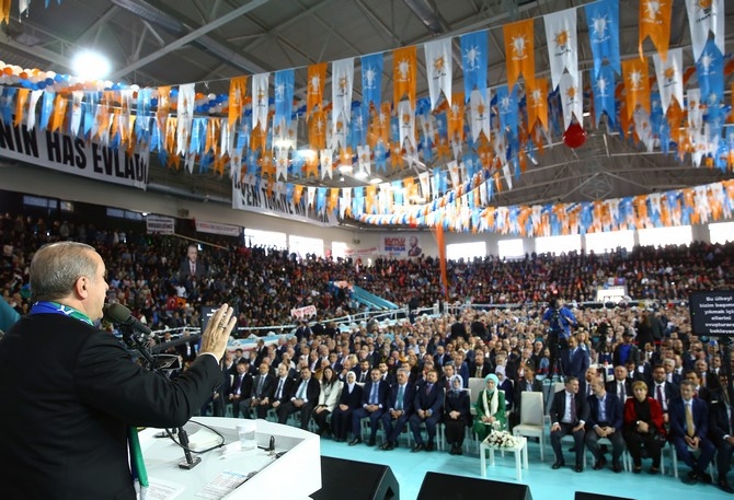 Cumhurbaşkanı Erdoğan Ak Parti Rize İl Kongresinde 54