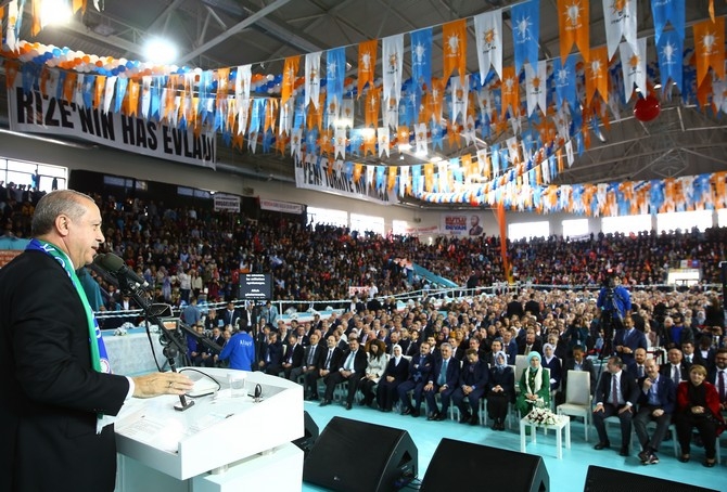 Cumhurbaşkanı Erdoğan Ak Parti Rize İl Kongresinde 56