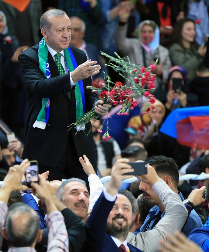 Cumhurbaşkanı Erdoğan Ak Parti Rize İl Kongresinde 60
