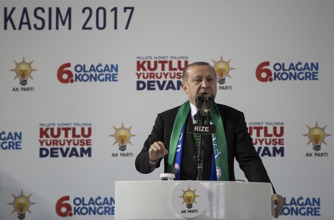 Cumhurbaşkanı Erdoğan Ak Parti Rize İl Kongresinde 9