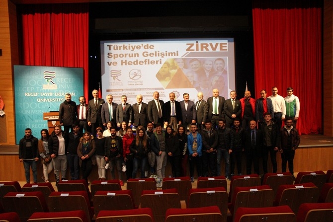 RTEÜ'de Spor Zirvesi Gerçekleştirildi 54