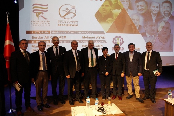 RTEÜ'de Spor Zirvesi Gerçekleştirildi 56