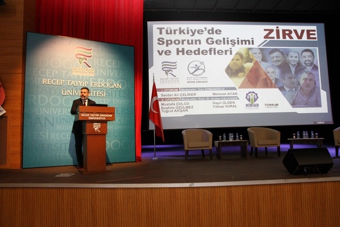 RTEÜ'de Spor Zirvesi Gerçekleştirildi 9