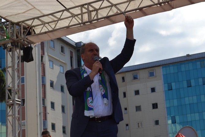 CHP Cumhurbaşkanı Adayı Muharrem İnce, Rize'de Konuştu 21