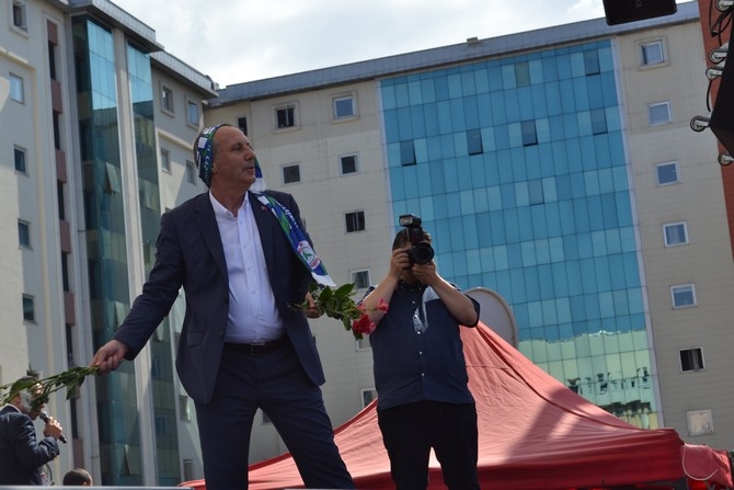CHP Cumhurbaşkanı Adayı Muharrem İnce, Rize'de Konuştu 27