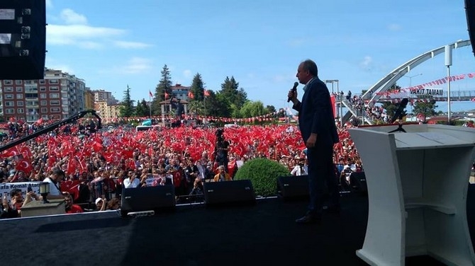 CHP Cumhurbaşkanı Adayı Muharrem İnce, Rize'de Konuştu 43